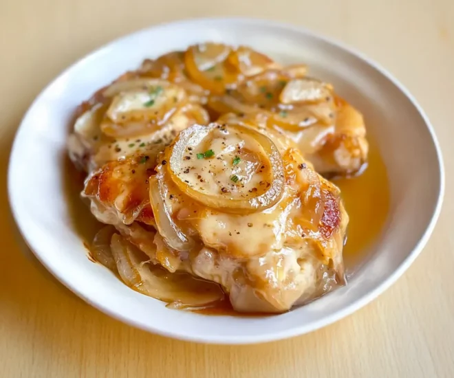 Poulet Façon Oignons à la Française : Fondant et Savoureux !