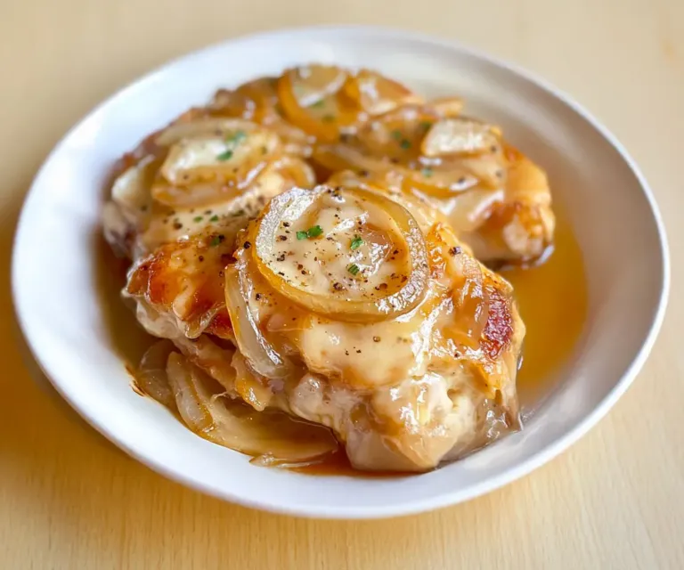 Poulet Façon Oignons à la Française : Fondant et Savoureux !