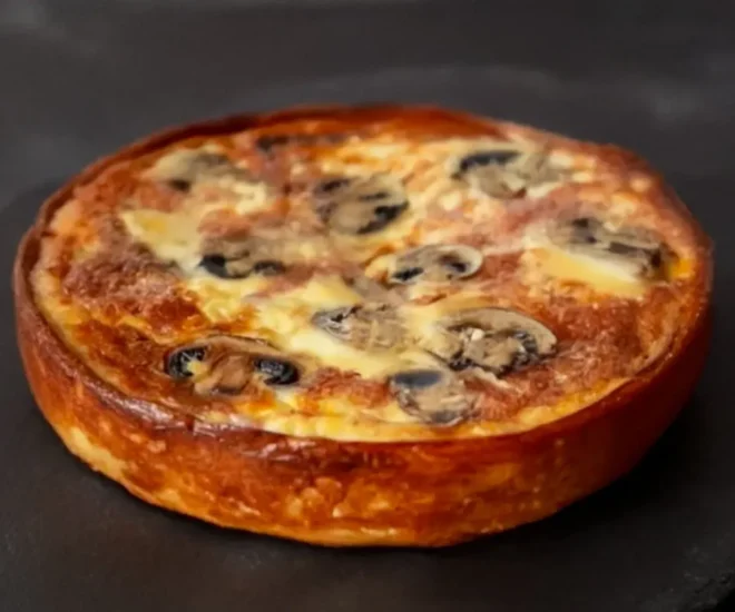 🥧 Quiche Sans Pâte au Thon et Champignons