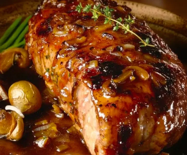 🍖 Rôti de Porc Fondant à la Sauce Inoubliable
