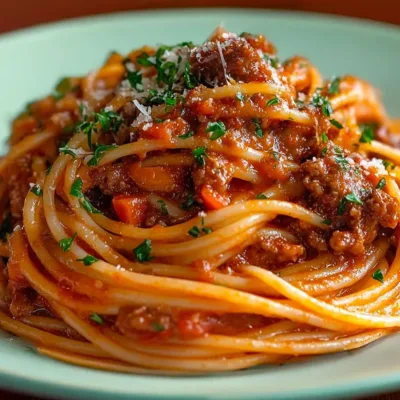 Spaghetti Bolognaise Maison : Recette Traditionnelle