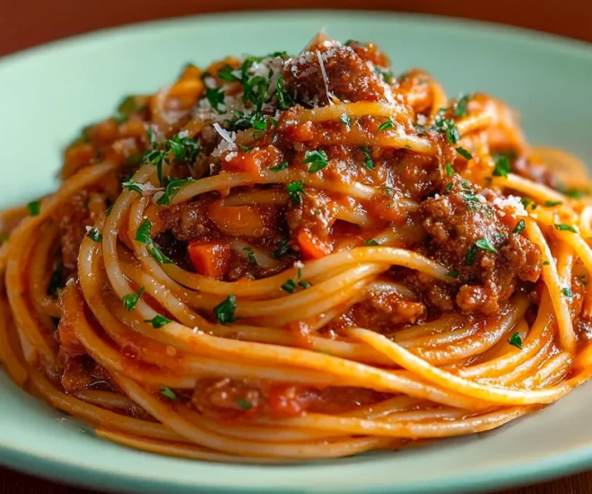 Spaghetti bolognaise maison : la recette traditionnelle et savoureuse