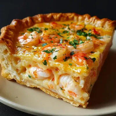 Tarte aux Crevettes de Floride : Crémeuse et Gourmande