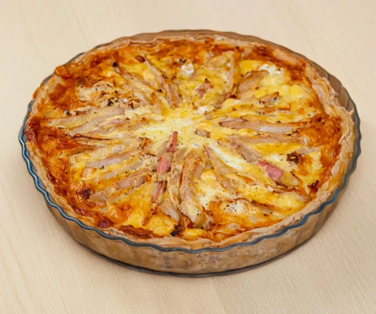 🥧 Tarte aux endives, lardons et camembert – recette fondante et gourmande