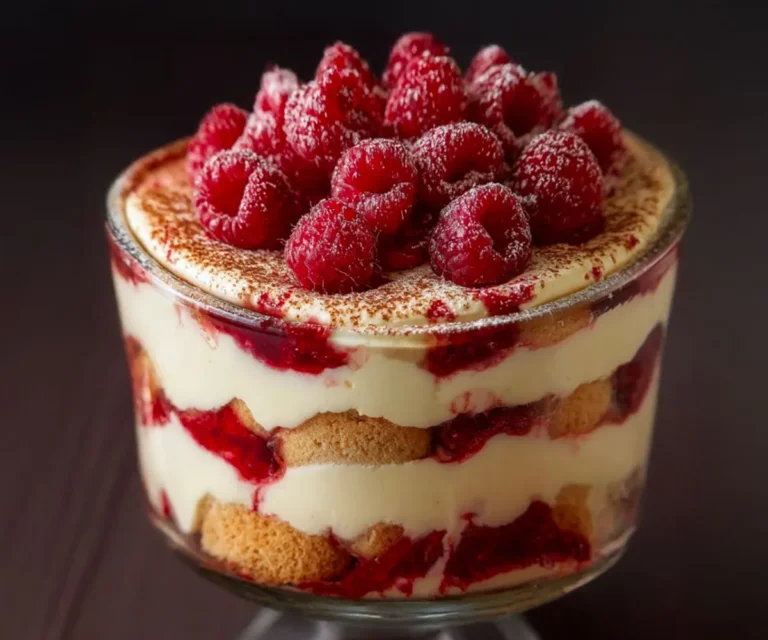 Tiramisu aux framboises maison : dessert rapide, frais et ultra gourmand