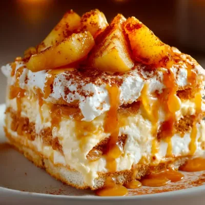 Tiramisu Poire & Caramel : Dessert Gourmand