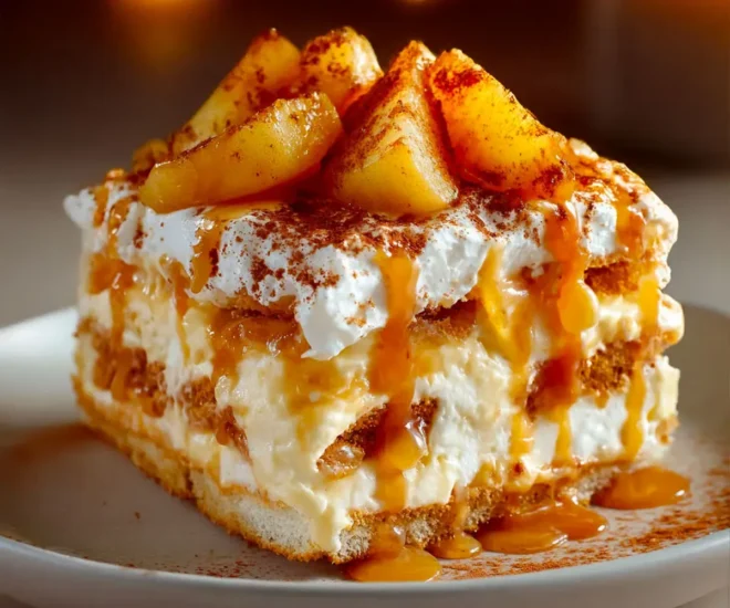 🍐 Tiramisu Poire & Caramel : Le Dessert Ultra Fondant et Gourmand