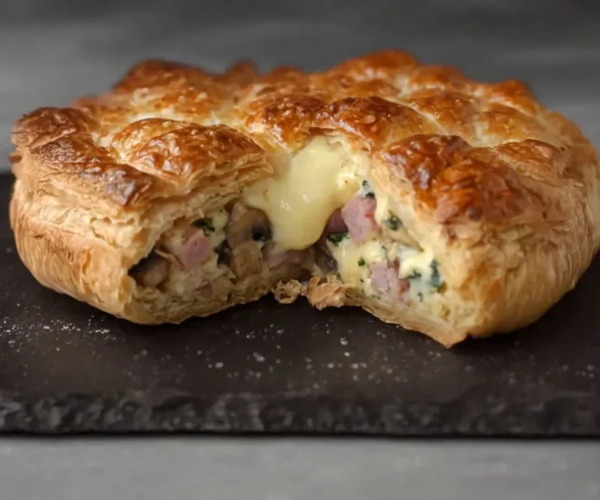🥧 Tourte aux Champignons et au Jambon : La Recette Gourmande et Réconfortante