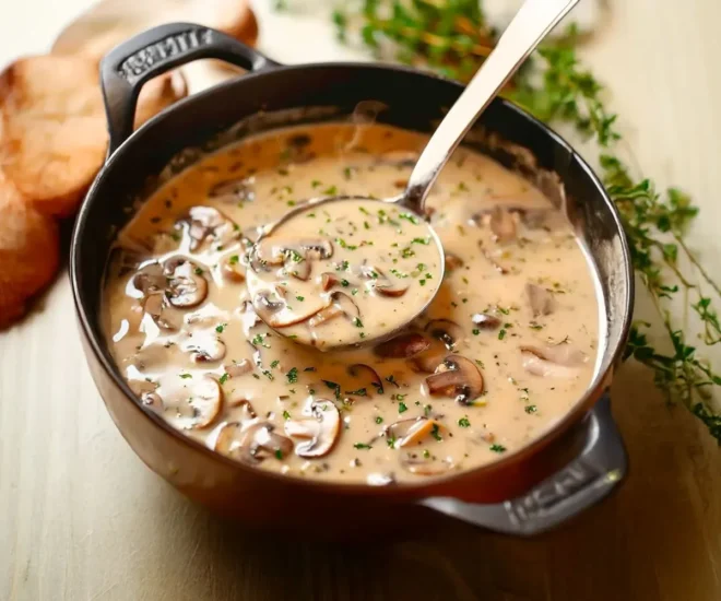 Velouté de Champignons Crémeux et Réconfortant