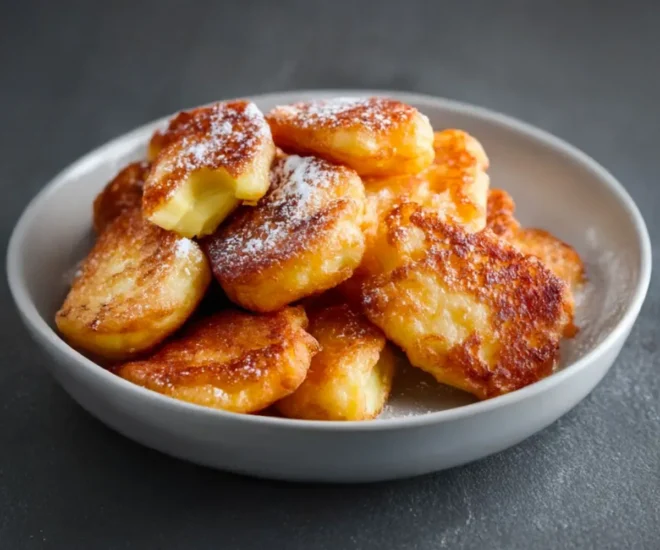 🍏 Beignets de Pommes à la Poêle (sans friture)