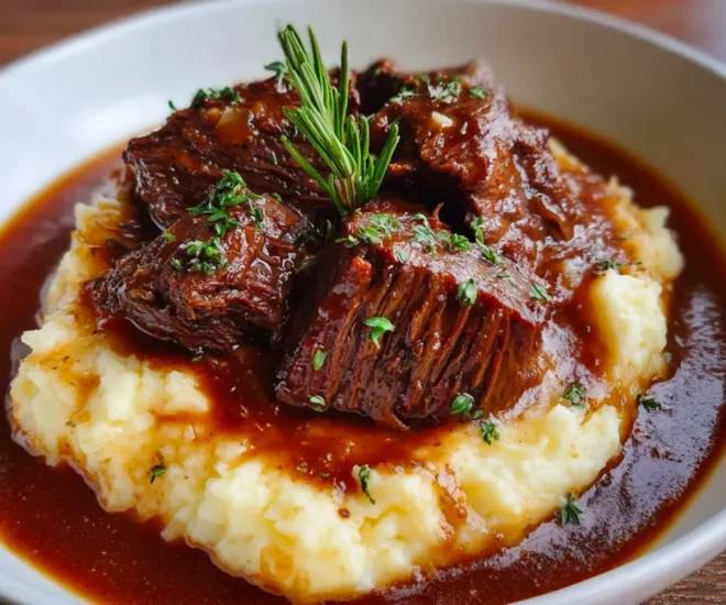 Bœuf Braisé en Sauce avec Purée Maison 🍲🥔