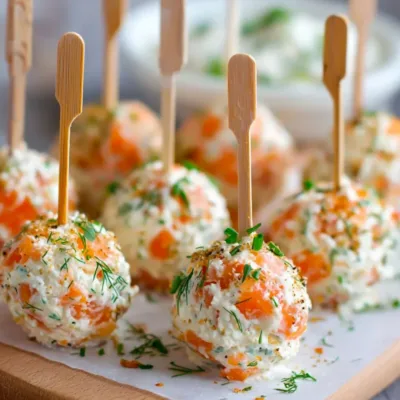 Cake Pops Salés au Saumon Fumé et Fromage Frais
