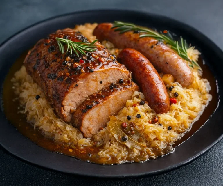 Choucroute garnie à la bière et aux épices 🥨🍺
