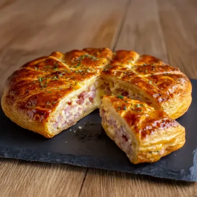 Feuilleté au Camembert et Lardons Ultra Gourmand