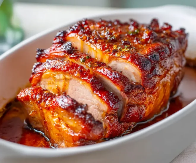 🍯 Filet de Porc Caramélisé au Miel et aux Herbes