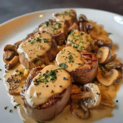 Filet Mignon de Porc à la Sauce Crémeuse