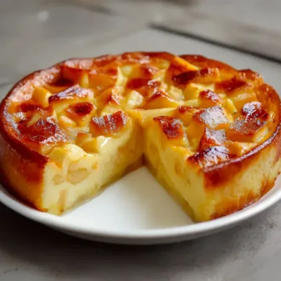 Flan aux Pommes et Yaourt Ultra Fondant