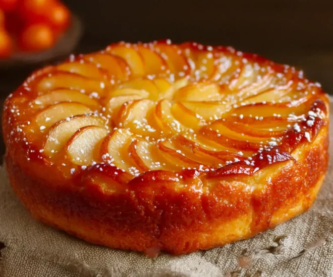🍏 Gâteau Flan aux Pommes Fondant et Caramélisé
