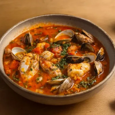 Marmite de la mer et sa rouille maison