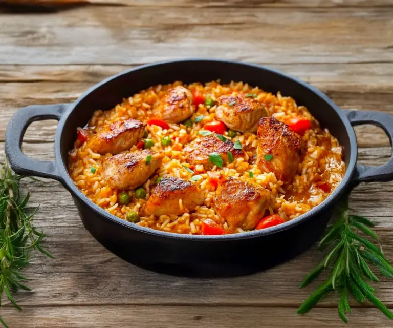 🍗 Marmite de Poulet au Riz à l’Espagnole