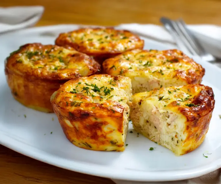 🧁 Muffins d’omelette au thon au four : la recette facile et savoureuse
