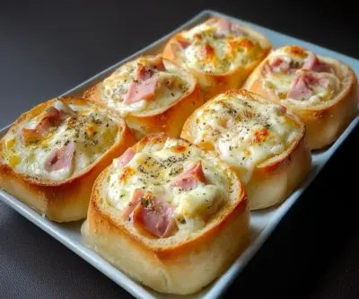 đ§ Pain Moelleux Farci au Fromage et Jambon (Style Pull-Apart)