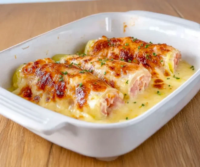 🧀 Poireaux roulés au jambon gratinés au Comté : un classique fondant et irrésistible