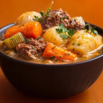 Pot-au-feu du jardin mijoté lentement