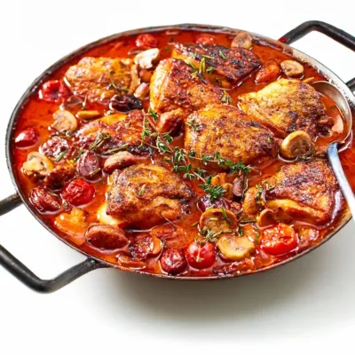 Poulet à l’Italienne Savoureux et Réconfortant