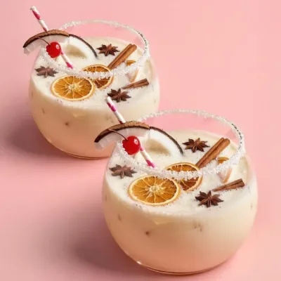 Punch coco au rhum blanc : douceur exotique