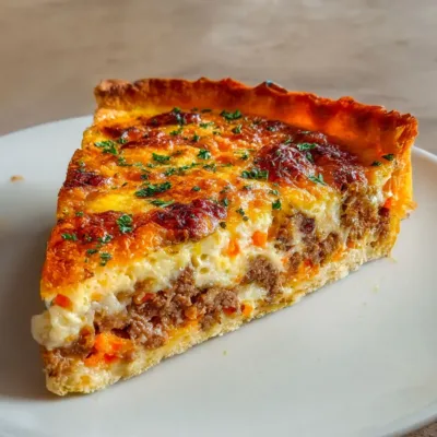 Quiche Viande Hachée et Carottes : Simple et Savoureuse