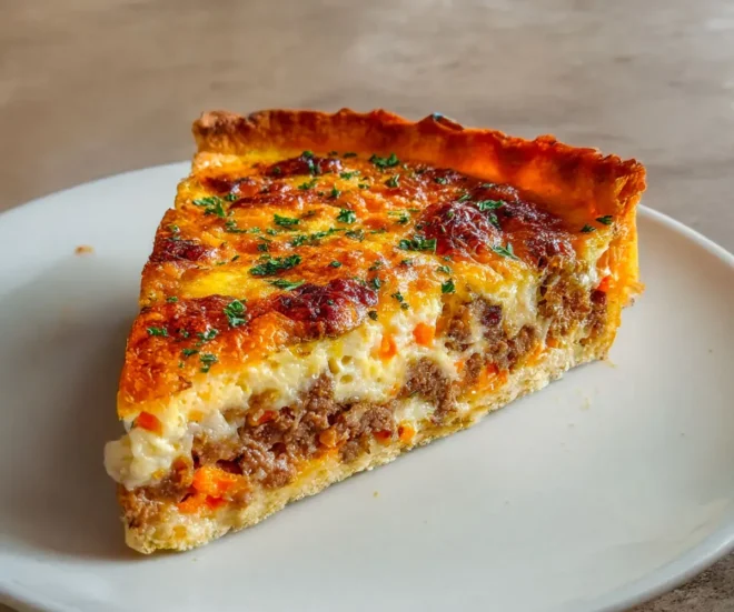 Quiche Viande Hachée et Carottes : simple, fondante et bien parfumée
