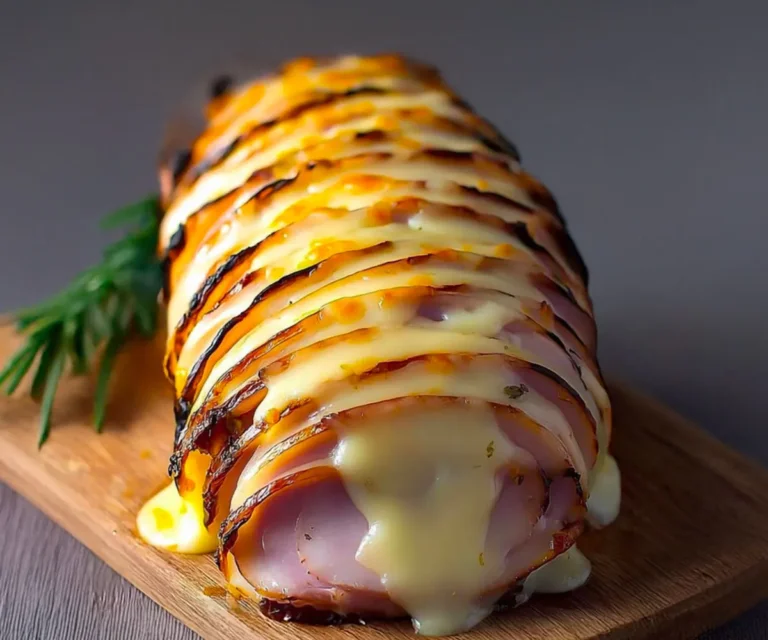 🥔🧀 Rôti de Pommes de Terre au Jambon & Fromage Fondu