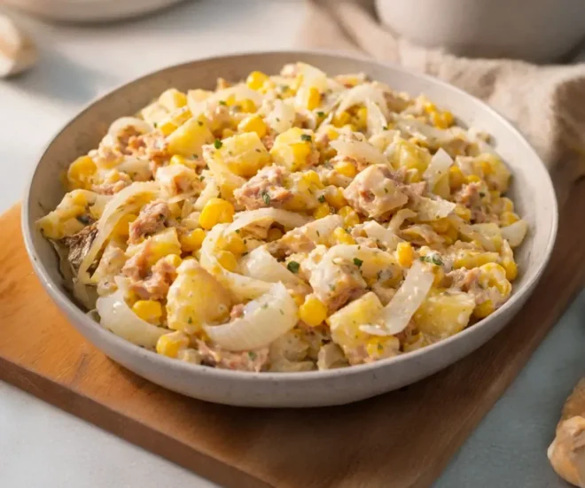 🥗 Salade d’endives, pommes de terre & thon – fraîche et équilibrée