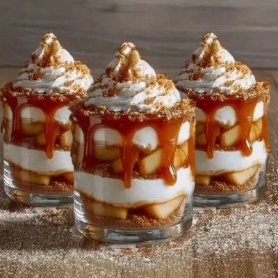 Verrines Pommes Caramel Chantilly : Dessert Élégant