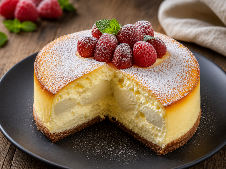Gâteau Crémeux aux 3 Yaourts et 2 Œufs
