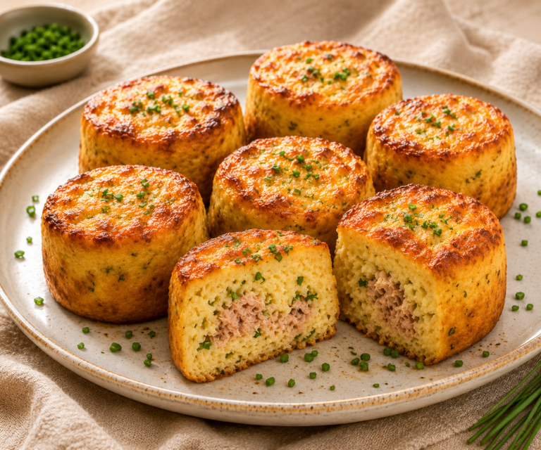 Petits Flans au Thon Moelleux et Fromagés