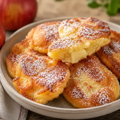 Beignets de Pommes à la Poêle : Moelleux et Dorés