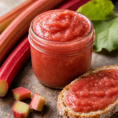 Beurre de Rhubarbe Maison : Tartinade Gourmande