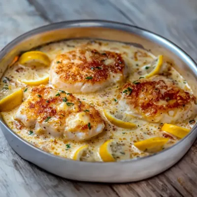 Cabillaud Crémeux au Citron : Recette Élégante