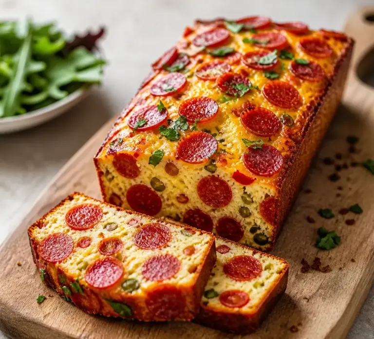 Cake au Chorizo Simple et Rapide