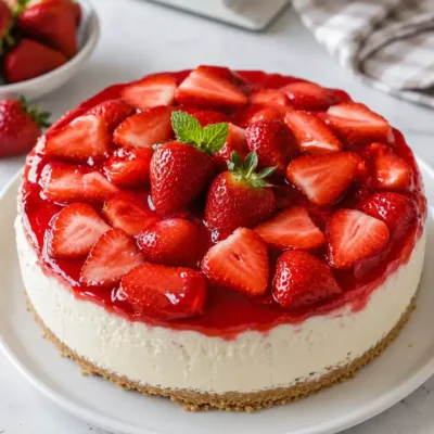 Cheesecake à la Fraise : Crémeux et Irrésistible