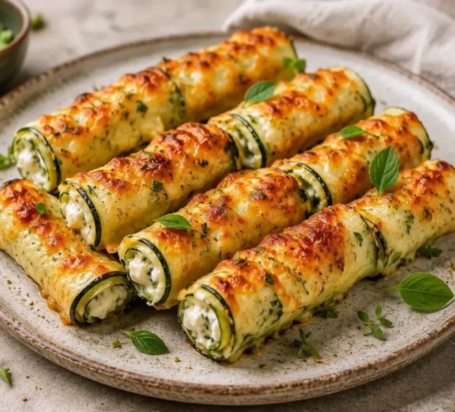 Cigares de Courgettes à la Feta et Mozzarella