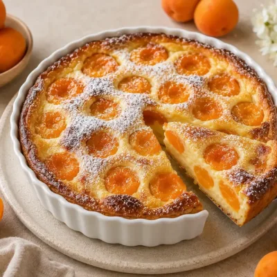 Clafoutis à l’Abricot Moelleux et Gourmand