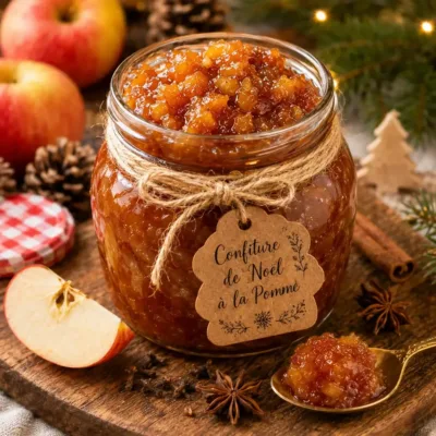 Confiture de Noël à la Pomme : Douceur Épicée