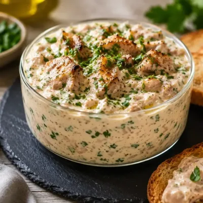 Crème au Thon Apéritive : Tartinade Gourmande