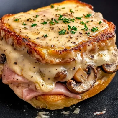 Croque-Monsieur Gourmand aux Champignons