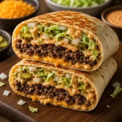 Crunchwrap Cheeseburger Maison : Recette Gourmande