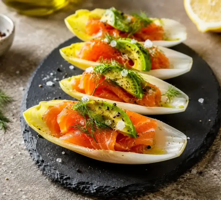 Endives Farcies au Saumon Fumé et Avocat : Une Recette Exquise et Simple