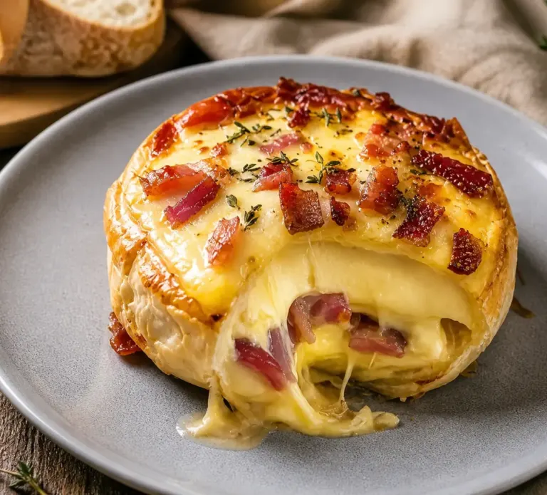 Feuilleté au Camembert et Lardons : un délice fondant et gourmand